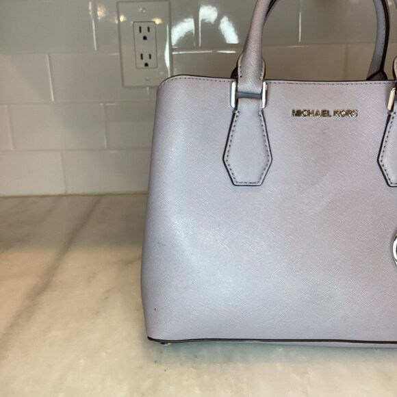 Michael Kors Bag Purse Handbag Leather Camille Crossbody Satchel Pocketbook - Picture 2 of 14